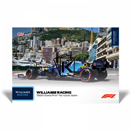 kartička Formule 1 Topps Now 2021 014 Williams Racing