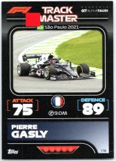2022 Topps Formule 1Turbo Attax Track Master 178 	Pierre Gasly (Scuderia AlphaTauri)