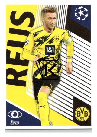 2020-21 Topps Champions League samolepka DOR2 Marco Reus Borussia Dormund