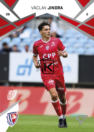 Fotbalová kartička 2024-25 SportZoo Chance Liga Serie 1 FK Pardubice Václav Jindra 134