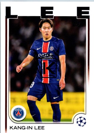 fotbalová kartička 2024-25 Topps UEFA Club Competitions Flagship 4 Kang-in Lee PSG