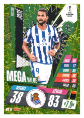 fotbalová kartička 2020-21 Topps Match Attax Champions League Extra Mega Value MV14 Willian José Real Sociedad de Fútbol