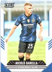 2021-22 Panini Score FIFA 188 Nicolo Barella - FC Internazionale Milano