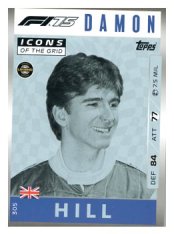 2025 Topps Turbo Attax F1  Icons of the Grid   305 Damon Hill