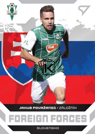 fotbalová kartička 2021-22 SportZoo Fortuna Liga Foreign Forces FF30 Jakub Považanec FK Jablonec