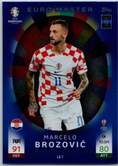 fotbalová karta Topps Match Attax EURO 2024 EURO Master Limited Edition LE 7. Marcelo Brozović (Croatia)