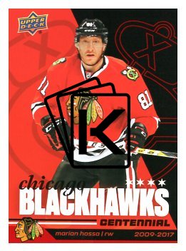 2025-26 Upper Deck Centennial Chicago Blackhawks 5 Marian Hossa
