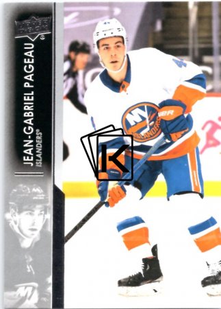 hokejová karta 2021-22 UD Series One 117 Jean-Gabriel Pageau - New York Islanders