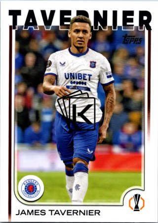 fotbalová kartička 2024-25 Topps UEFA Club Competitions Flagship 26 James Tavernier Rangers F.C.