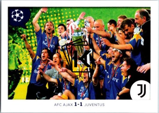 2024-25 Topps Champions League Memories That Stick 394 Juventus 1996