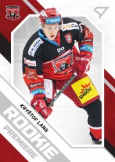 hokejová kartička 2021-22 SportZoo Tipsport Extraliga Serie 2 Rookie Premiere  RP-17 Kryštof Lang HC Mountfield Hradec Králové