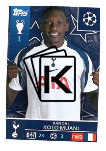 2025-26 Topps Champions League  Tottenham Hotspur 448 Randal Kolo Muani