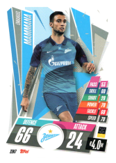 fotbalová kartička Topps Match Attax Champions League 2020-21 ZEN7 Emanuel Mammana FC Zenit