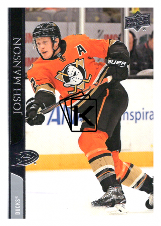 2020-21 UD Series One 4 Josh Manson - Anaheim Ducks