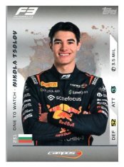 2025 Topps Turbo Attax F1 Campos Racing F3 Ones to Watch HP 231 Nikola Tsolov