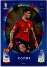 fotbalová karta Topps Match Attax EURO 2024 EURO Master Limited Edition LE 19. Rodri (Spain)