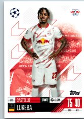 fotbalová kartička 2024-25 Topps Match Attax UEFA Club Competitions 232 Castello Lukeba (RB Leipzig)