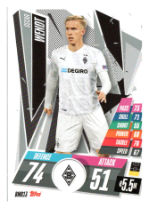 fotbalová kartička Topps Match Attax Champions League 2020-21 BMG13 Oscar Wendt VfL Borussia Monchengladbach
