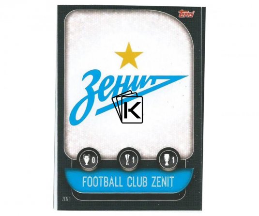 Fotbalová kartička 2019-2020 Topps Match Attax Champions League znak Zenit Petrohrad ZEN1