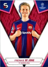 Fotbalová kartička 2023-24 Topps Superstars UEFA Club Competitions 49 Frenkie de Jong (FC Barcelona)