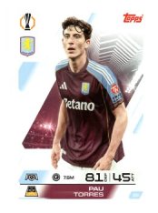 fotbalová kartička 2025-26 Topps Match Attax UCC 85 Pau Torres (Aston Villa)