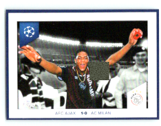 2023-24 Topps Champions League samolepka UCL Moments Patrick Kluivert AFC Ajax