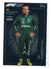 2025 Topps Turbo Attax F1 Aston Martin Diamond Pull 318 Fernando Alonso