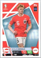fotbalová karta Topps Match Attax EURO 2024 AUS12 Nicolas Seiwald (Austria)