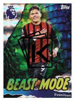 fotbalová kartička 2025-26 Topps  Premier League - Beast Mode 423 Evanilson  (AFC Bournemouth)