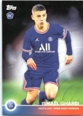 Fotbalová kartička Topps 2021-22 PSG Team Set 50 Ismaël Gharbi RC