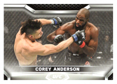 2020 Topps UFC Knockout 45 Corey Anderson - Light Heavyweight