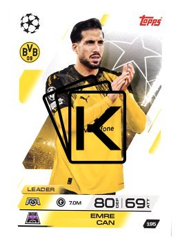 fotbalová kartička 2025-26 Topps Match Attax UCC 195 Emre Can (Borussia Dortmund)