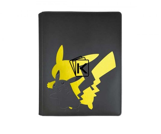 Pokemon Pikachu 9-Pocket Zippered PRO-Binder Kožené luxusní album