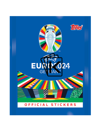 EURO 2024 Topps  Balíček samolepek