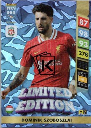 Limitovaná kartička Panini FIFA 365 2025 Adrenalyn XL Dominik Szoboszlai FC Liverpool