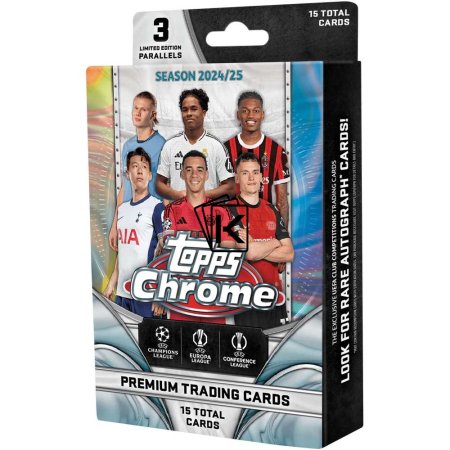 2024-25 Topps Chrome UEFA Club Competitions Hanger Box
