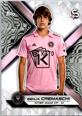 2024 Topps Superstars MLS 49 Benja Cremaschi Inter Miami