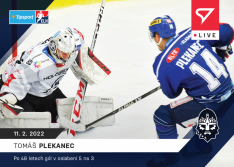 Hokejová kartička SportZoo 2021-22 Live L-099 Tomáš Plekanec Rytíři Kladno /96