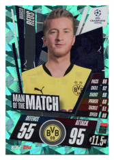 fotbalová kartička 2020-21 Topps Match Attax Champions League MTM9 Marco Reus Borussia Dortmund Update