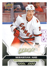 2020-21 UD MVP 161 Sebastian Aho - Carolina Hurricanes