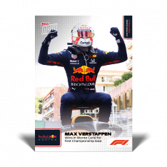 kartička Formule 1 Topps Now 2021 010 Max Verstappen Redbull Racing