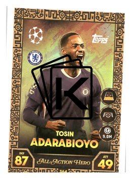 fotbalová kartička 2025-26 Topps Match Attax UCC 364 Tosin Adarabioyo (Chelsea)