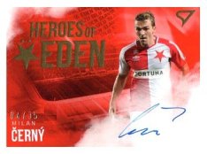 podepsaná karta 2025-26 SportZoo SK Slavia Praha Heroes of Eden /35  HES-MC Milan Černý