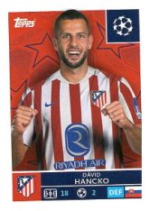2025-26 Topps Champions League Atlético Madrid 116 Dávid Hancko