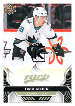 2020-21 UD MVP 114 Timo Meier - San Jose Sharks