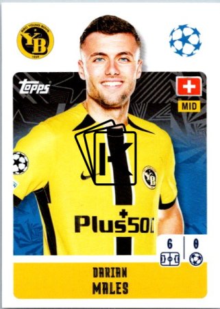 2024-25 Topps Champions League 439 Darian Maleš (BSC Young Boys)