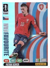 fotbalová kartička World Cup 2026 Adrenalyn XL FTS25.  Patrik Schick (Czechia)  -  Fan Favourite