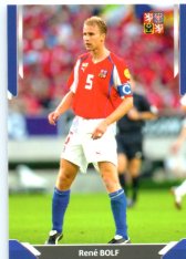 fotbalová kartička 2022 Pro Arena Repre v srdcích Blue Series 7 René Bolf