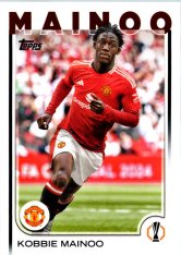 fotbalová kartička 2024-25 Topps UEFA Club Competitions Flagship 29 Kobbie Mainoo Manchester United