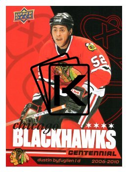 2025-26 Upper Deck Centennial Chicago Blackhawks 85 Dustin Byfuglien